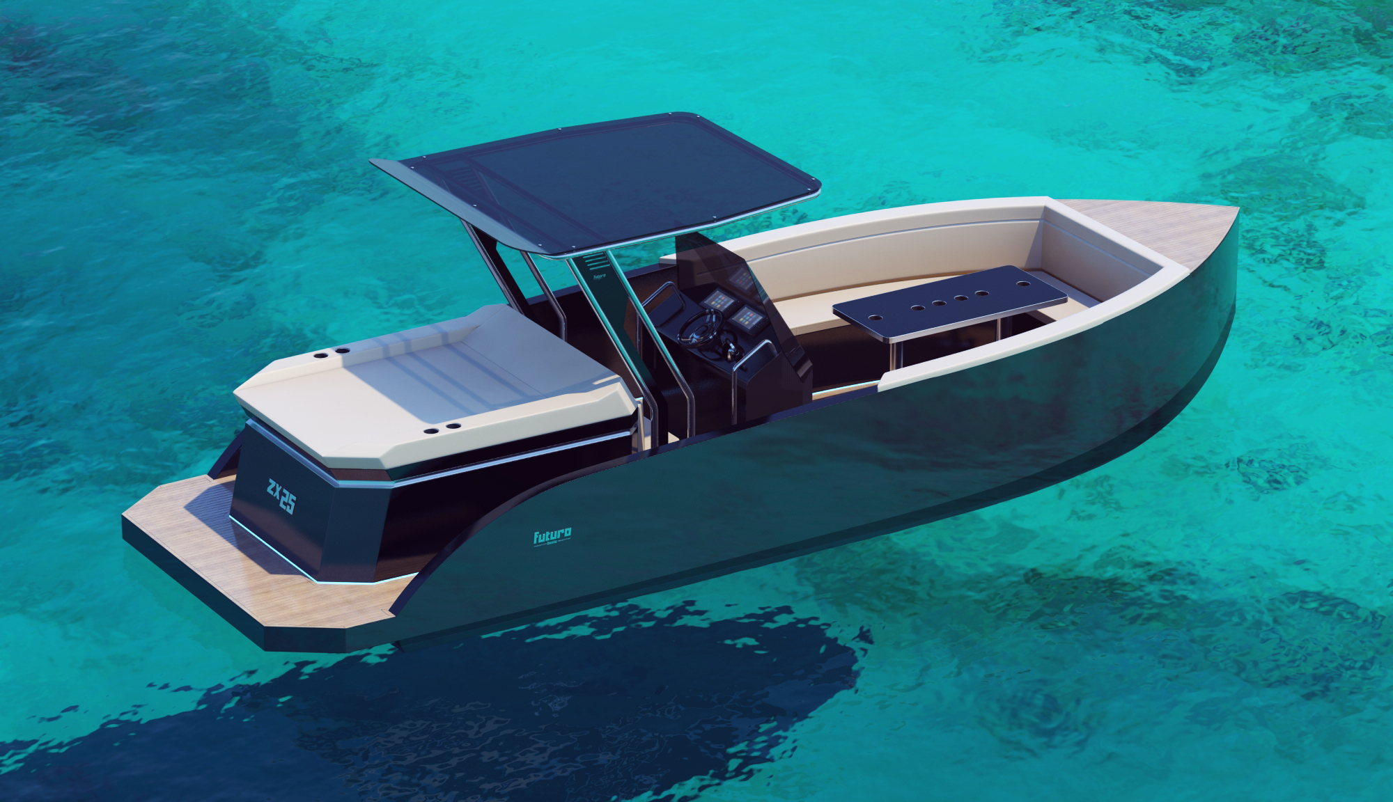 Boat design F25