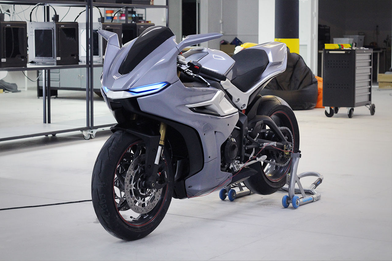Sport motorcycle prototype